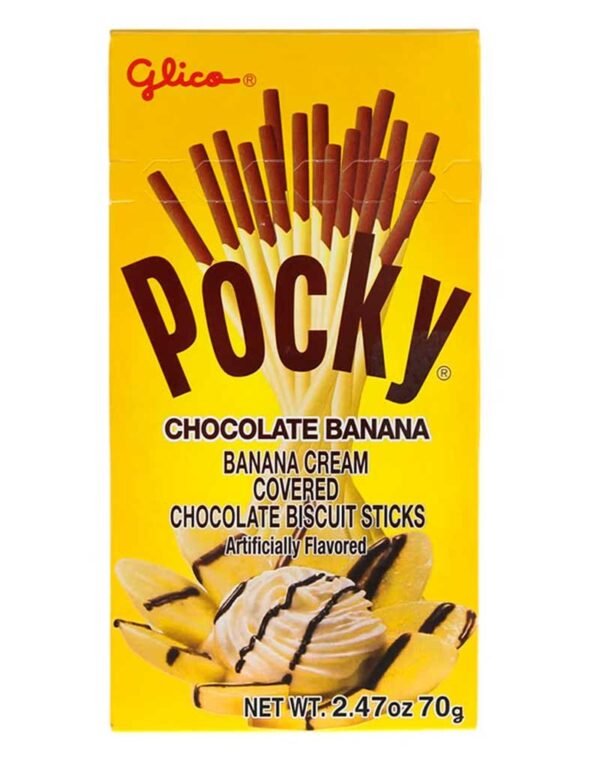 pocky Banana crema covered biscuit  sticks