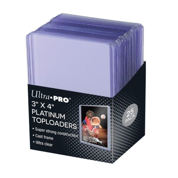 Ultra • Pro 3" × 4" Platinum Toploaders