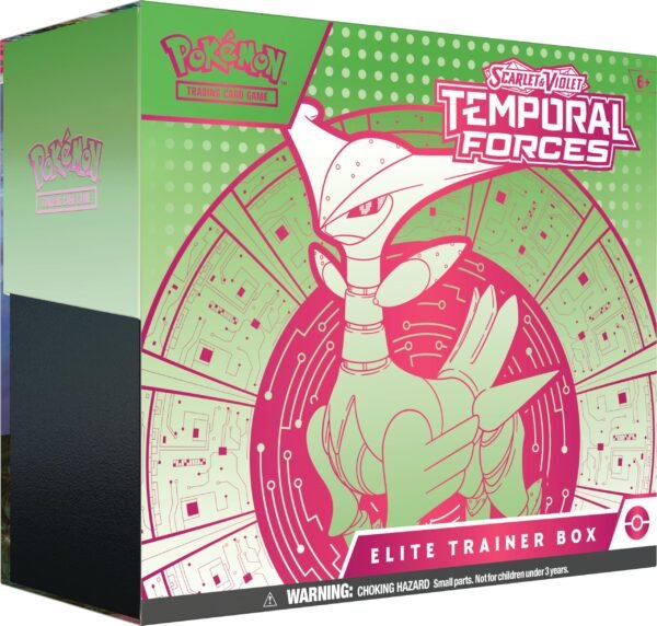 Pokémon TCG Scarlet  AND Violet Temporal Forces       elite trainer box