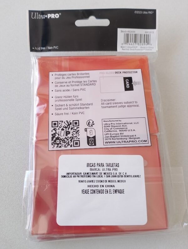 Gloss Deck Protector® Sleeves - 100 Standard 66mm x 91mm