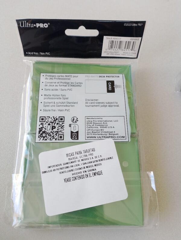 Matte Deck Protector® sleeves - 100 Standard 66mm x 91mm - Image 2