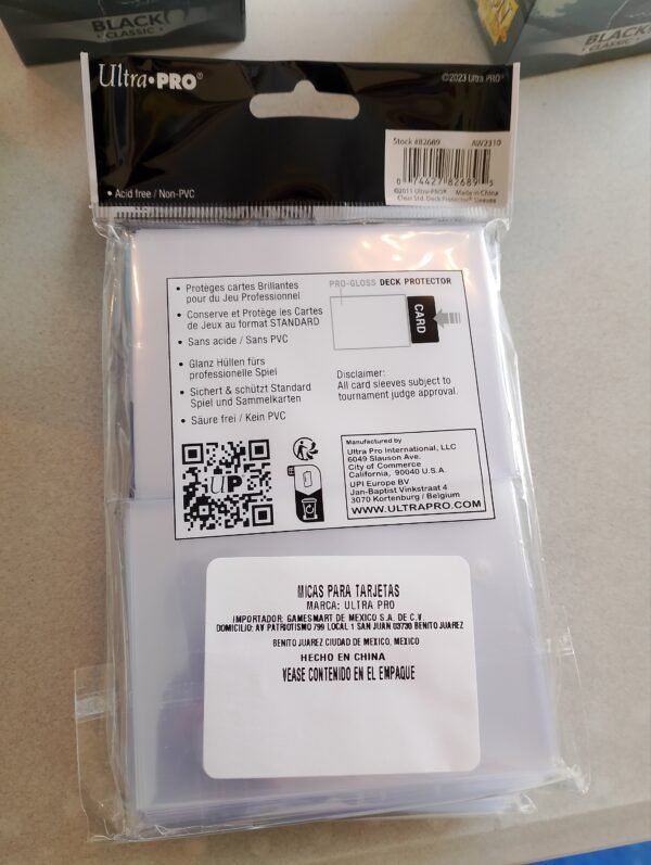 Gloss Deck Protector Sleeves Pro - Standard 66mm x 91mm - Image 2