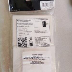 Matte Deck Protector Sleeves Pro - 100 Standard 66mm x 91mm