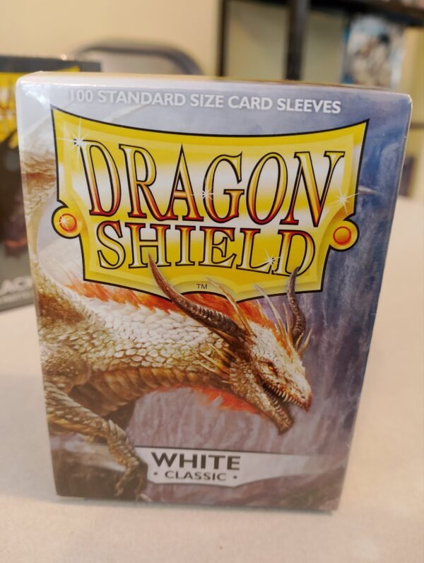 Dragon Shield 100 Standard Size Card Sleeves - White Classic