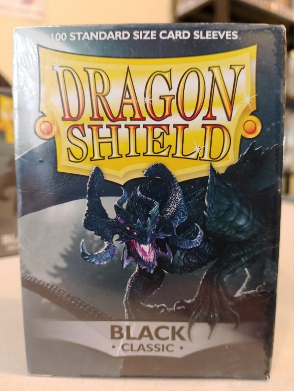 Dragon Shield 100 Standard Size Card Sleeves - Black Classic