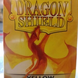 Dragon Shield 100 Standard Size Card Sleeves - Yellow Matte