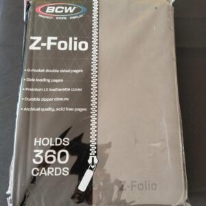 9-Pocket Z-Folio Holds 360 Cards