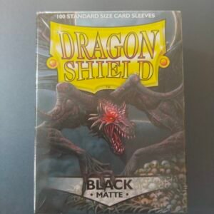 Dragon Shield - Black Matte 100 Standard Size Card Sleeves