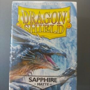Dragon Shield - Sapphire Matte 100 Standard Size Card Sleeves